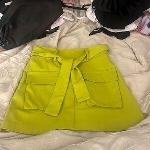 Zara neon green mini